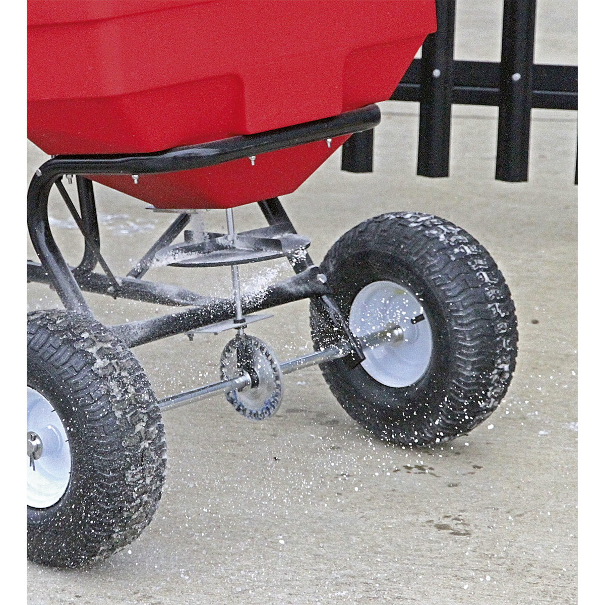 Sealey Broadcast Spreader With Adjustable Feed System 57kg Walk Behind SPB57W