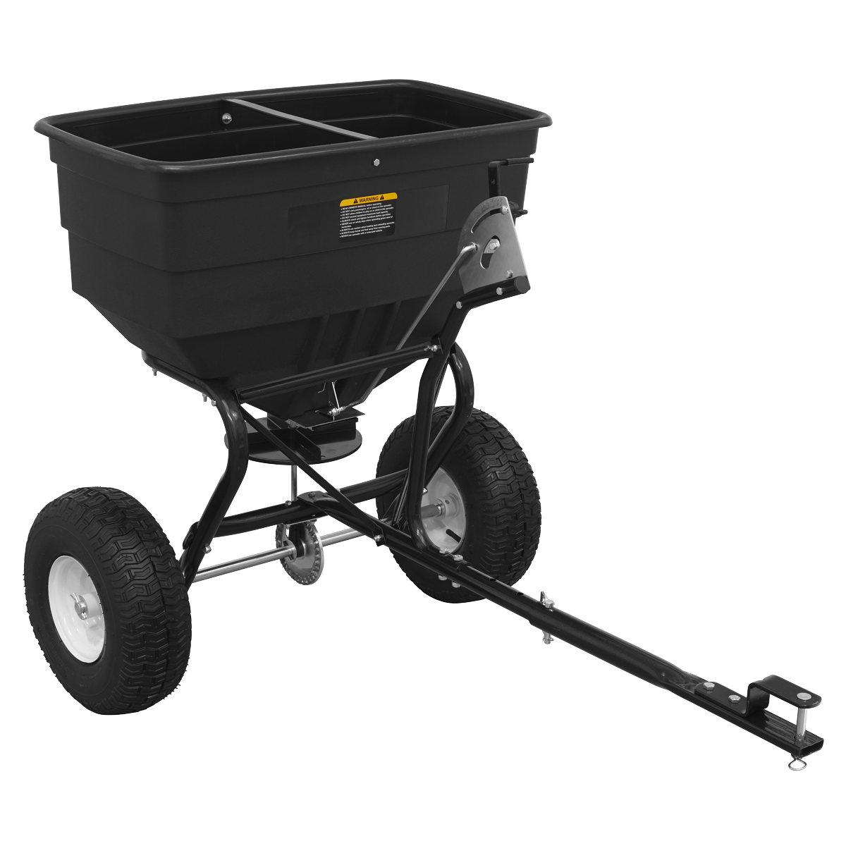 Sealey Broadcast Spreader With Adjustable Feed System 80kg Tow Behind SPB80T