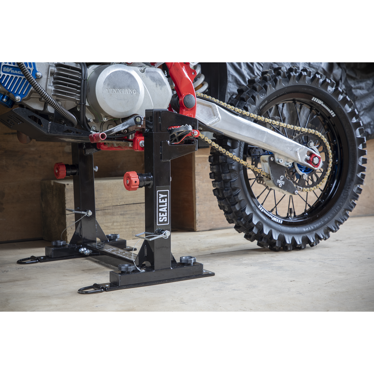 Sealey Motocross Bike Fast Lock Tie Down System With Mounting Plates SPL01