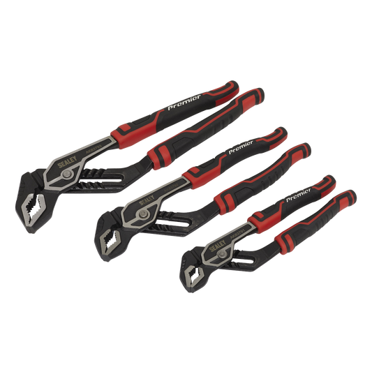 Sealey Water Pump Pliers Set With Finely Ground Polished Heads 3 Pieces AK8379