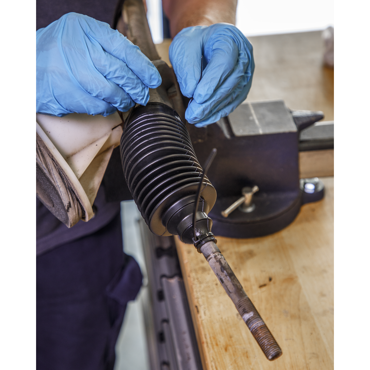Sealey Universal Steering Rack Boot Kit With Plastic Securing Ties SRBK200