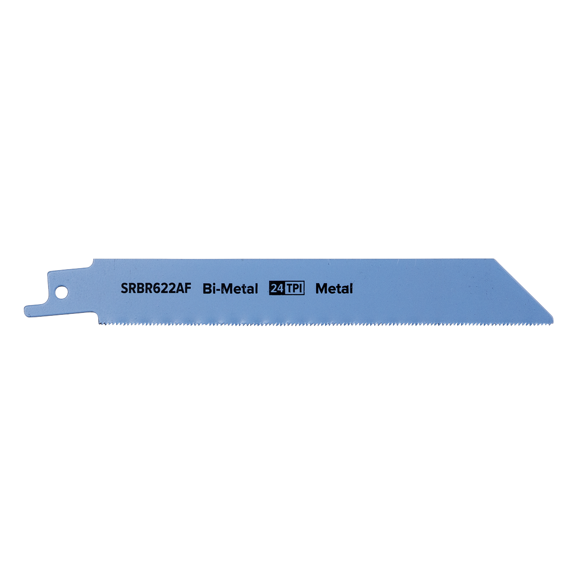 Sealey 150mm 24 TPI Metal Reciprocating Saw Blade Pack of 5 Pieces SRBR622AF