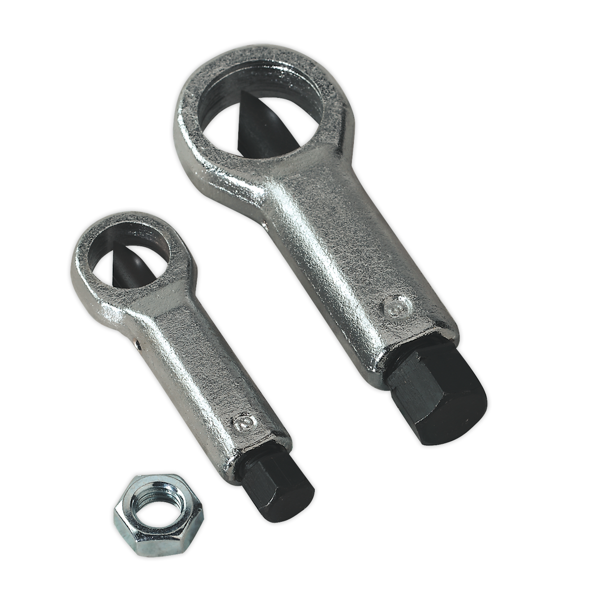 Sealey Nut Splitter Set Drop Forged Chrome Molybdenum Steel 2 Pieces AK84