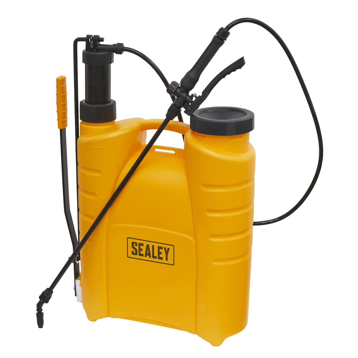 Sealey Backpack Sprayer With Four Interchangeable Spray Nozzles 16L 16 Litre SS4