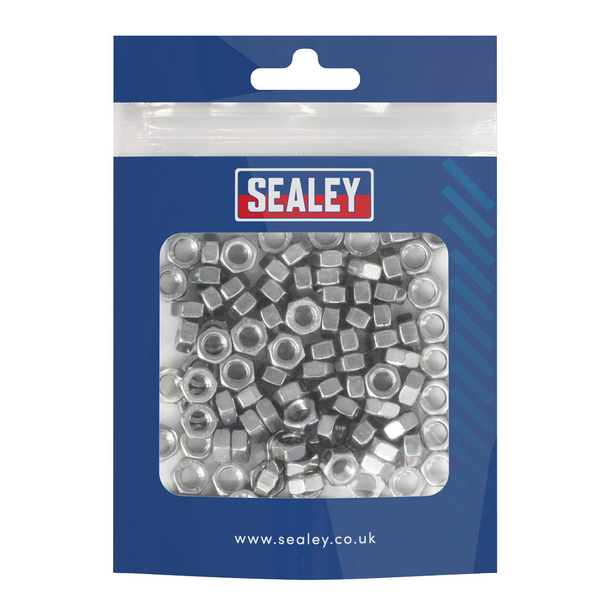 Sealey Stainless Steel Nut DIN 934 M5 A2 Stainless Steel 100 Pieces SS5