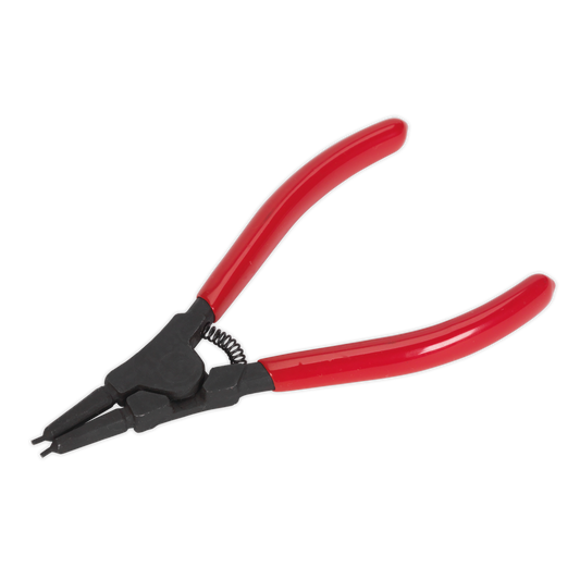 Sealey Circlip Pliers External Straight Nose Chrome Vanadium Steel 140mm AK84532