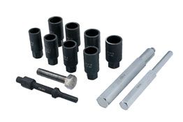 LASER 8842 Locking Wheel Nut Removal Kit 8-Piece Conical Socket Set 1/2" Drive