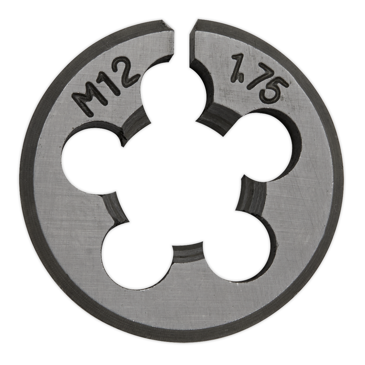Sealey M12 x 1.75mm Split Die Supplied With Plastic Storage Case SSDM12