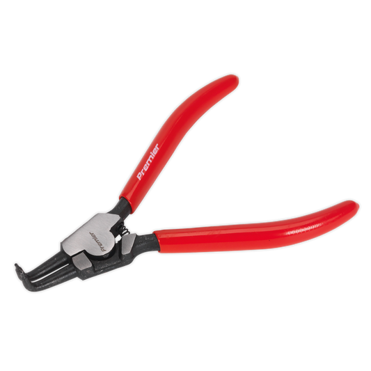 Sealey Circlip Pliers External Bent Nose Chrome Vanadium Steel 180mm AK84541