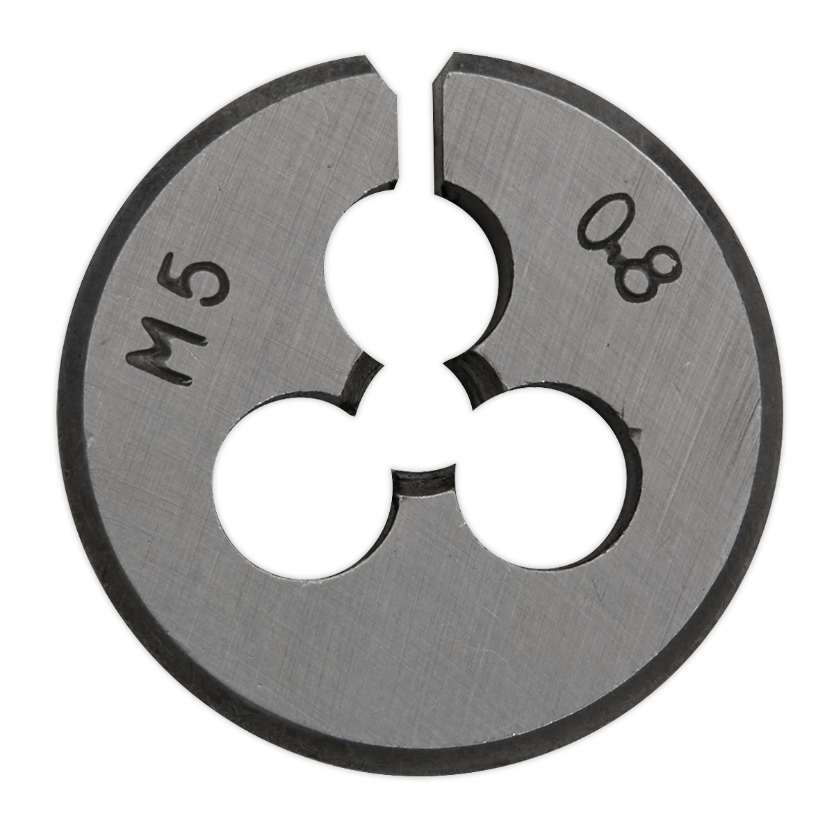 Sealey M5 x 0.8mm Steel Split Die Supplied With Plastic Storage Case SSDM5