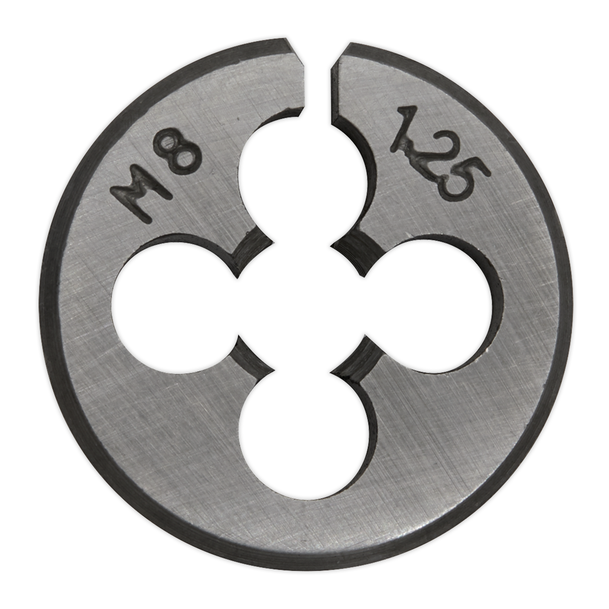 Sealey M8 x 1.25mm Steel Split Die Supplied With Plastic Storage Case SSDM8