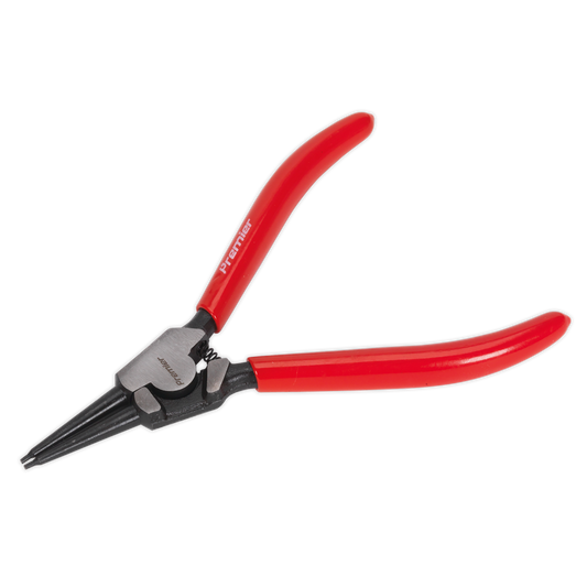 Sealey Circlip Pliers External Straight Nose Chrome Vanadium Steel 180mm AK84542