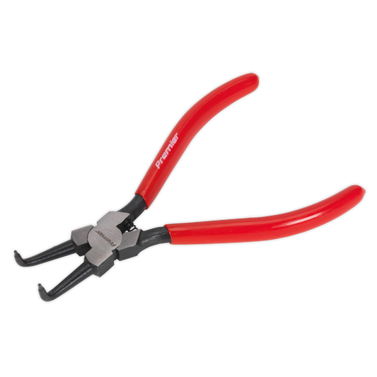 Sealey Circlip Pliers Internal Bent Nose 180mm Phosphate Finish AK84543