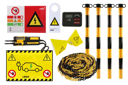 LASER 8858 EV Service Preparation Pack For Hybrid & Electric Vehicles Safety