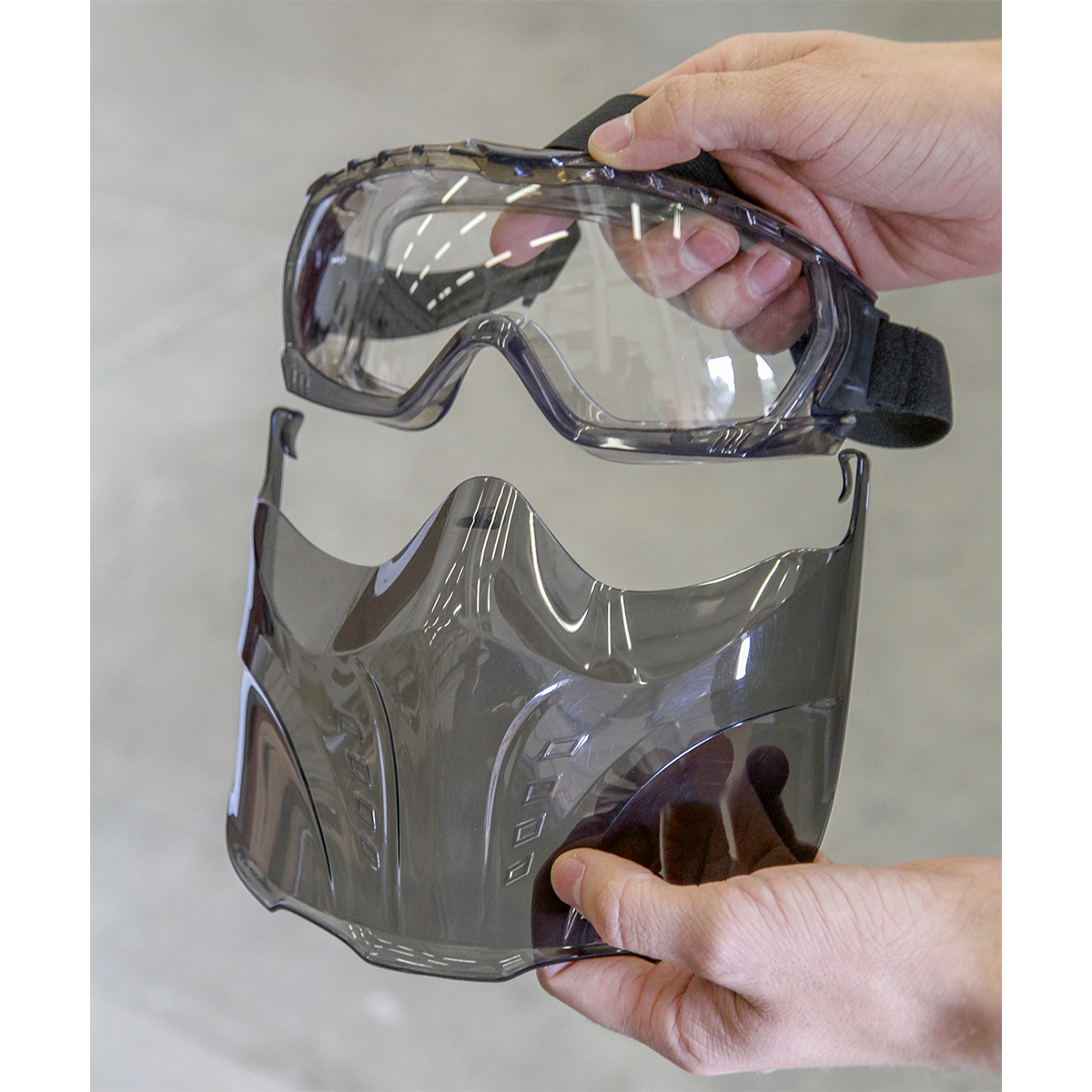 Sealey Safety Goggles W/ Detachable Face Shield Safety Eyewear Protection SSP76