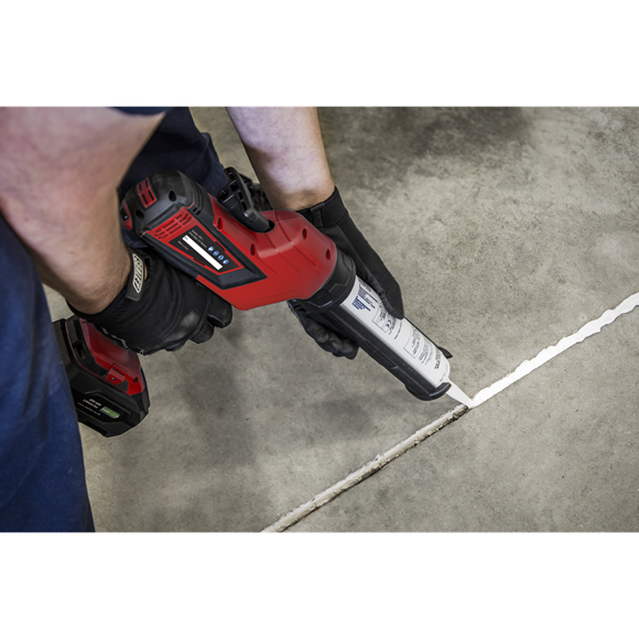 Sealey 20V SV20 Series 310mL Cordless Caulking Gun 6-Speed - Body Only CP20VCG