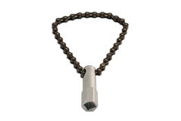 LASER 0234 Oil Drain Plug Socket Wrench Insert 1/2" Drive For Oil Filters 120mm
