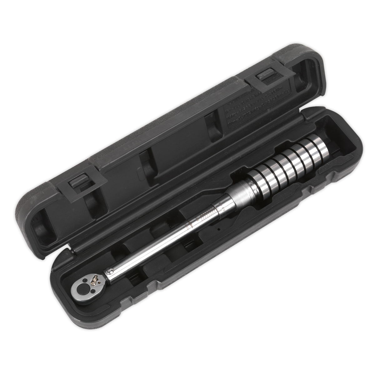 Sealey 1/4" Square Drive Torque Wrench Micrometer Style 4-20Nm Silver STW701