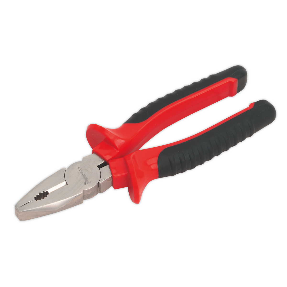 Sealey Combination Pliers 190mm Chrome Vanadium Steel Gripping Red/Black AK8503