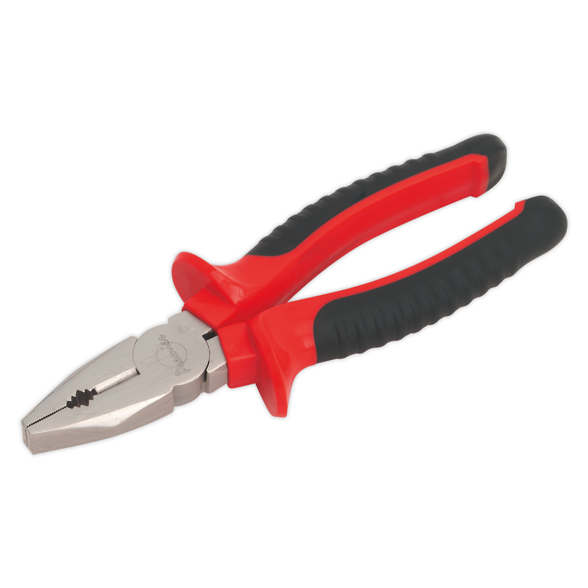 Sealey Combination Pliers 205mm Chrome Vanadium Steel Gripping Red/Black AK8504