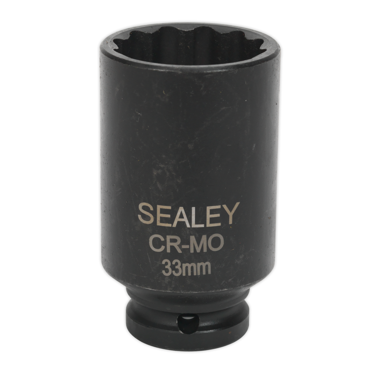 Sealey Impact Socket 33mm Bi-Hex Deep 1/2" Square Drive Heat Treated SX0041