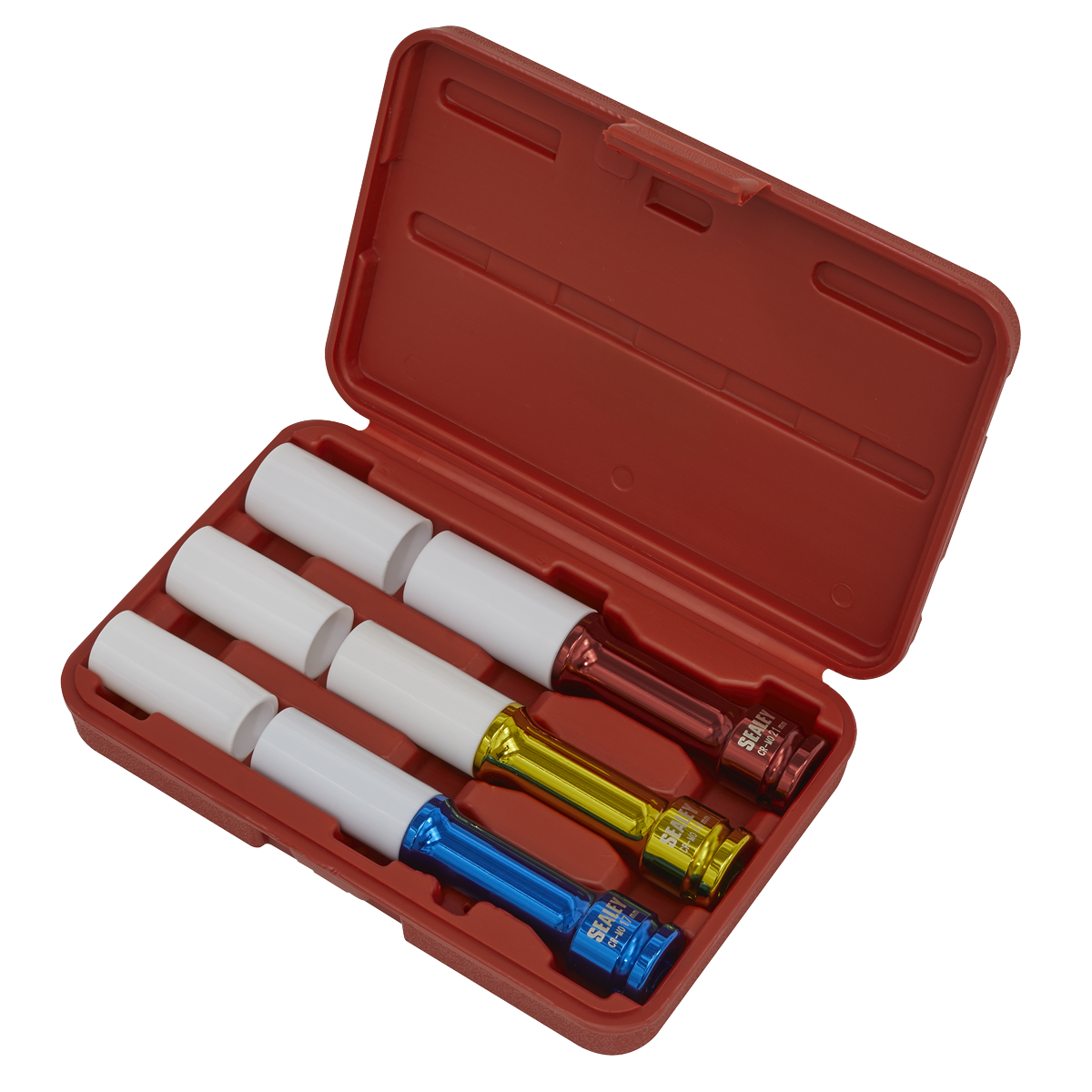 Sealey Alloy Wheel Deep Impact Socket Set 3 Pieces 1/2" Square Drive SX031D