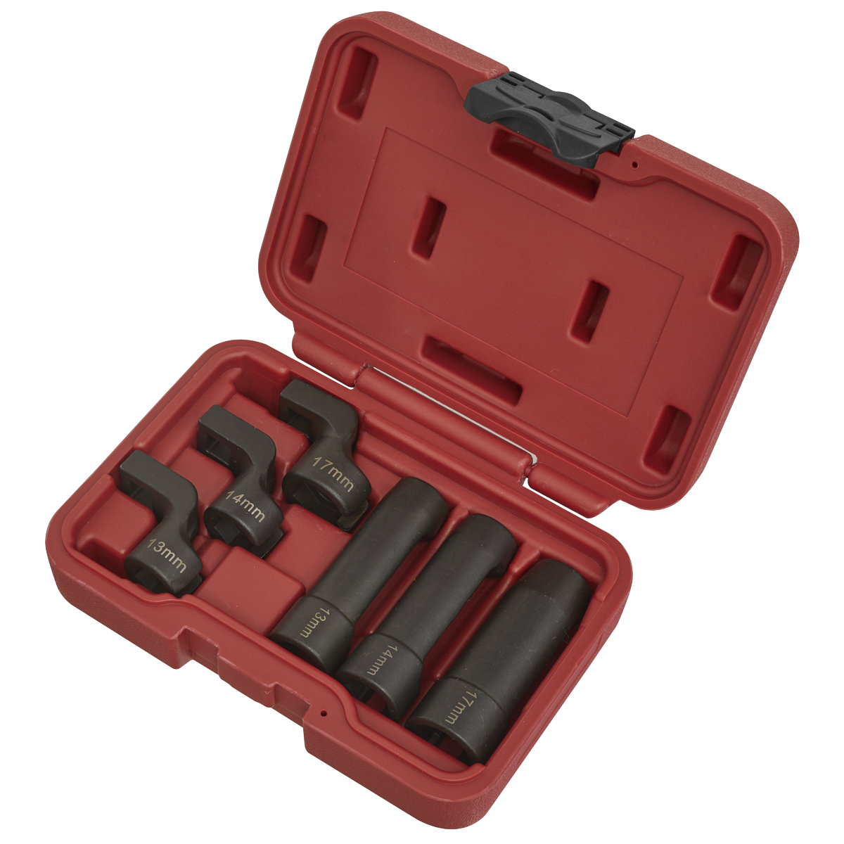Sealey EGT Sensor Socket Set 6 Point 3/8" Square Drive - 6 Pieces Tool SX0321