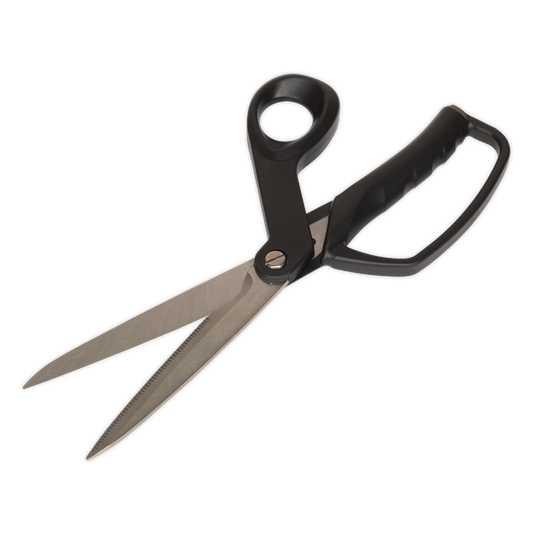 Sealey Heavy Duty Shears Scissors With Ergonomic Handles - 250mm Length AK8524