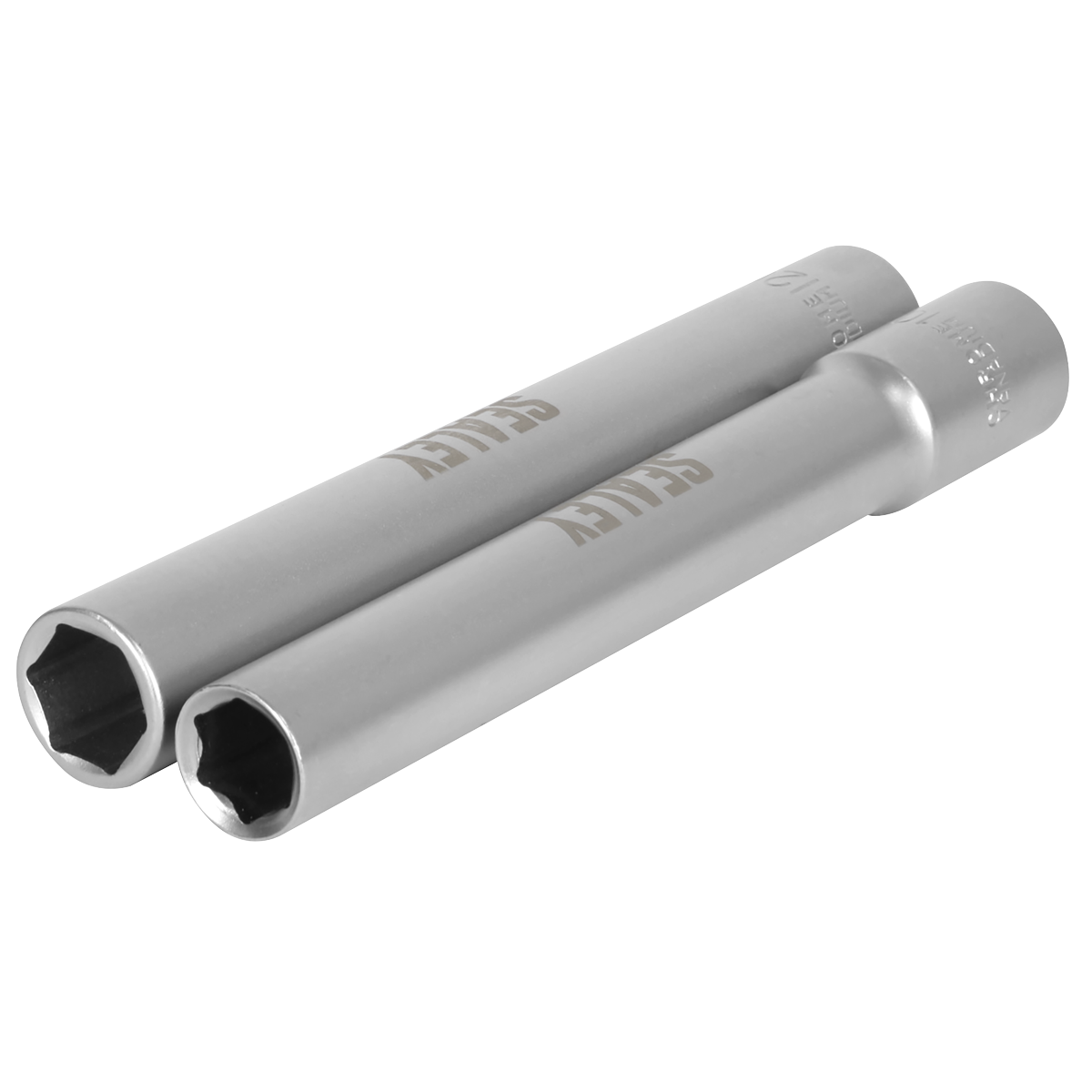 Sealey Extra-Deep Socket Set 10 & 12mm 2 Pieces 3/8" Square Drive SX1012
