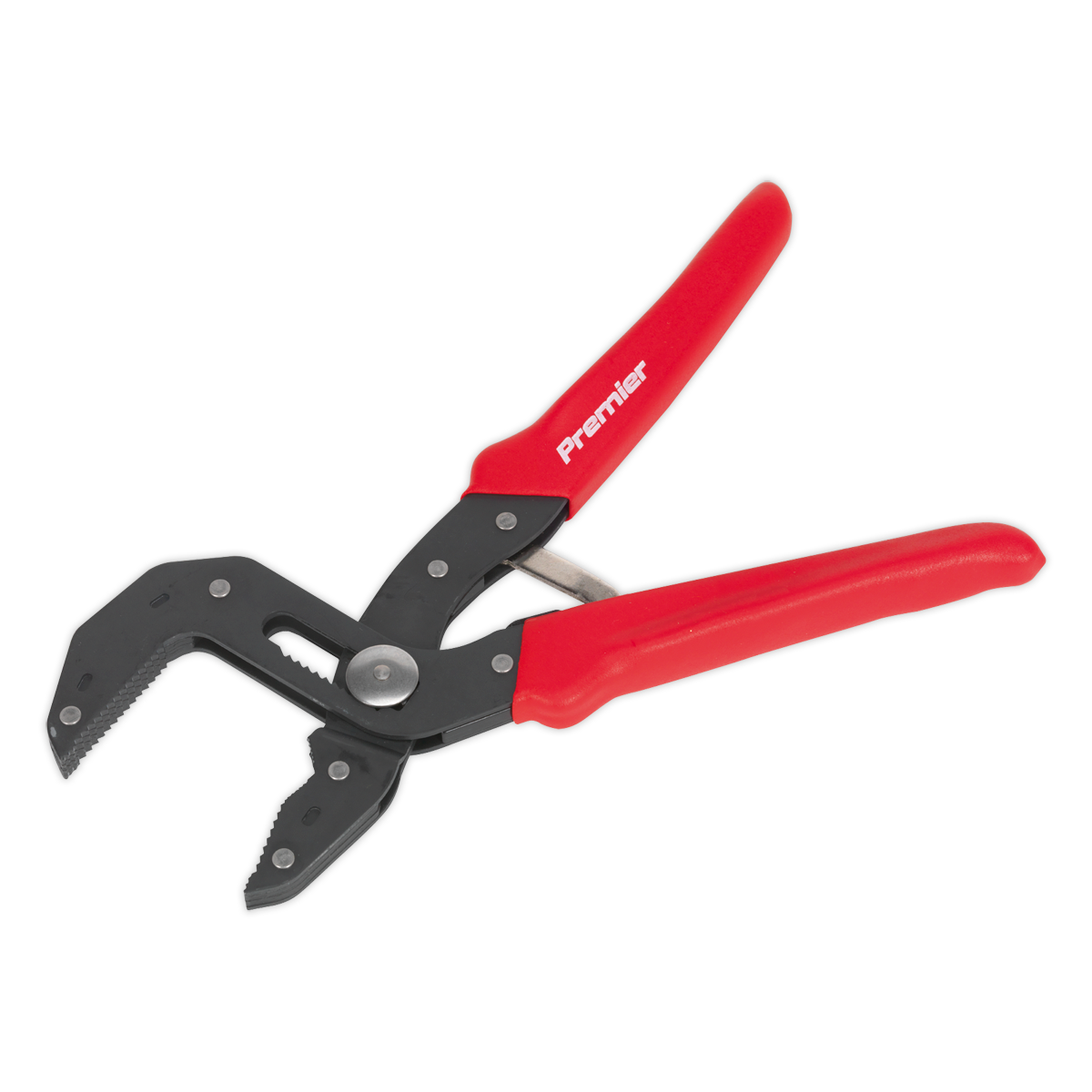 Sealey Pliers Multi-Grip Self Adjusting 250mm V-Type Jaw Grip For Hex AK8536