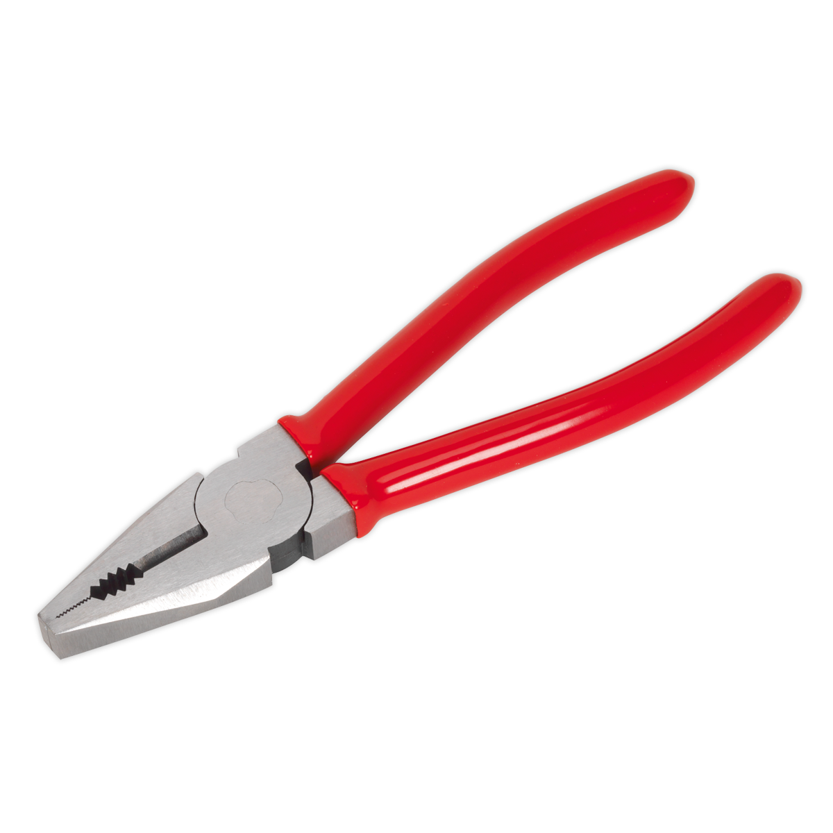 Sealey Combination Pliers 175mm Chrome Vanadium Steel Gripping Red AK8560