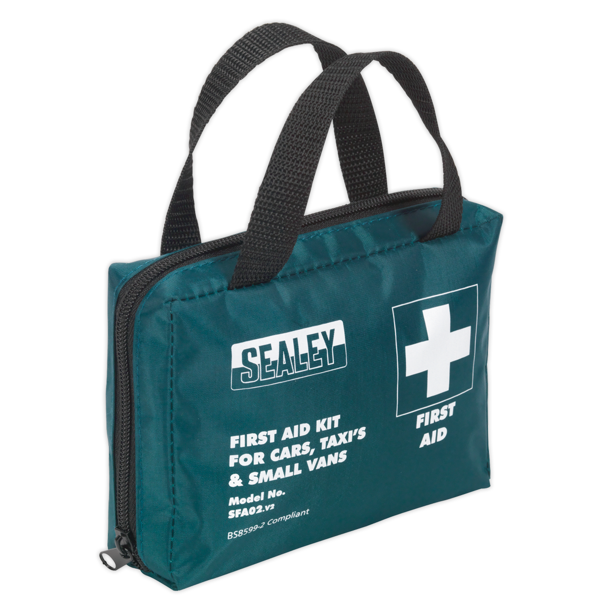 Sealey Compact Travel First Aid Kit For Cars Taxis Vans Emergency Set SFA02