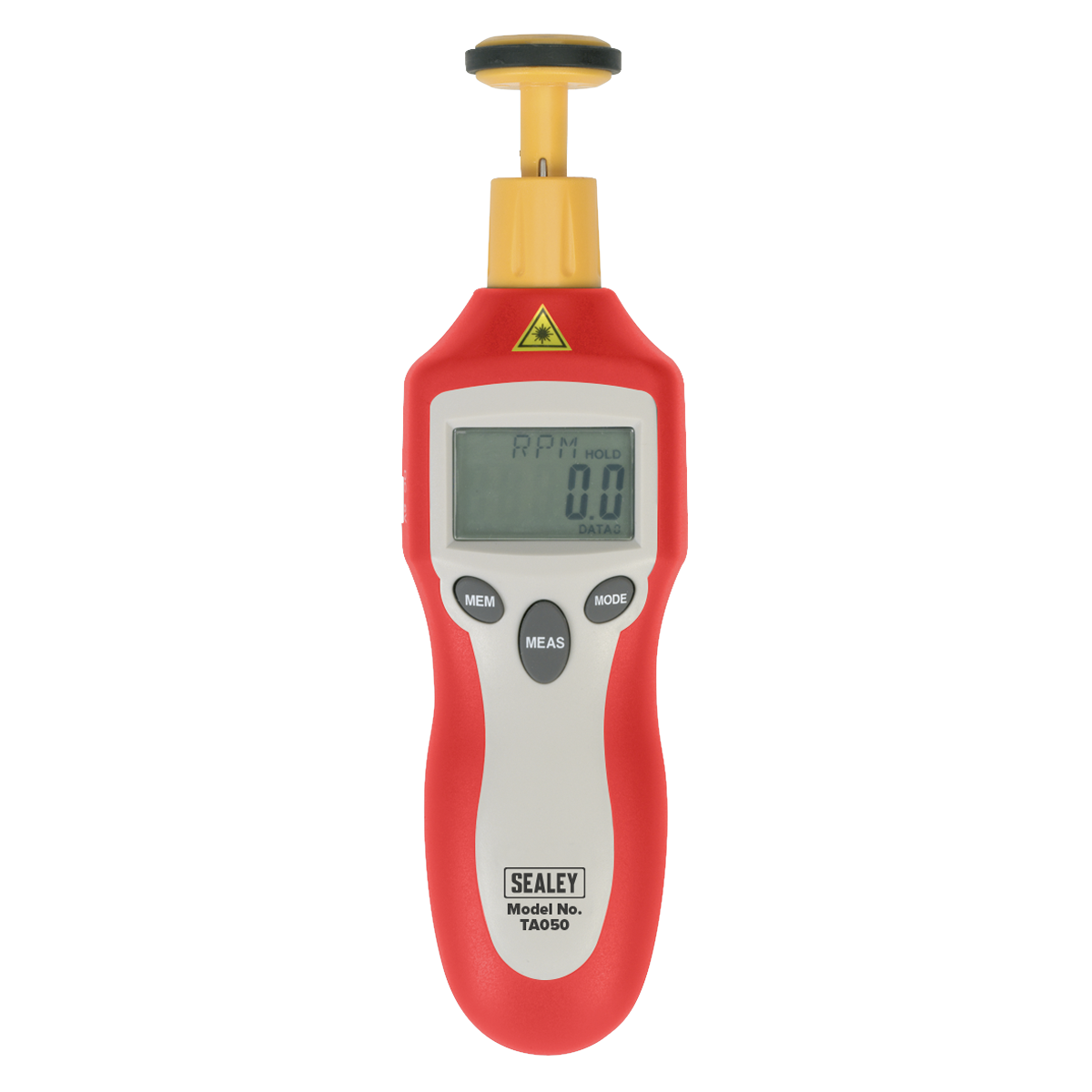Sealey Digital Tachometer Contact/Non-Contact With Reflective Tape TA050