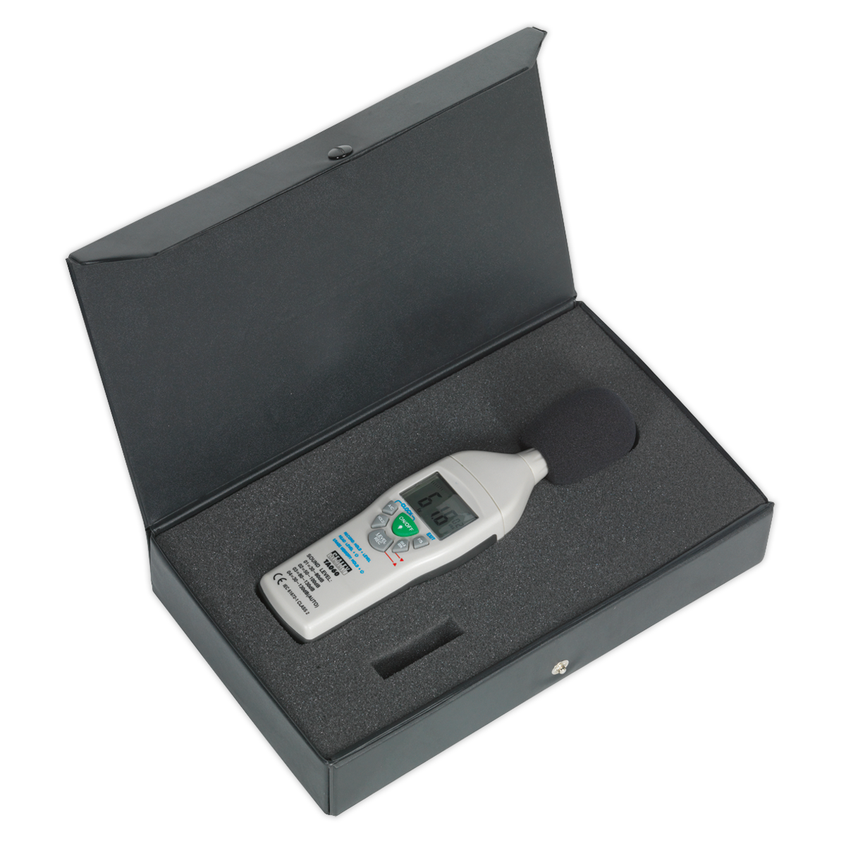 Sealey Sound Level Meter Bar Graph With Backlight Powered By 9V Battery TA060