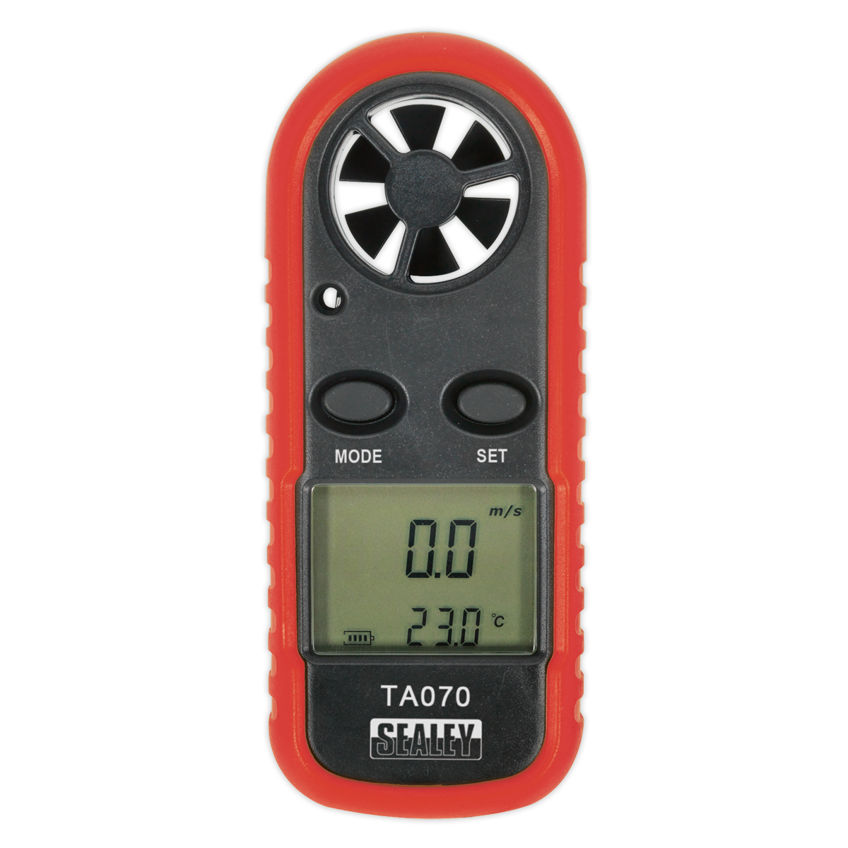 Sealey Anemometer With Beaufort Scale 24mm High Back-Lit LCD Screen TA070