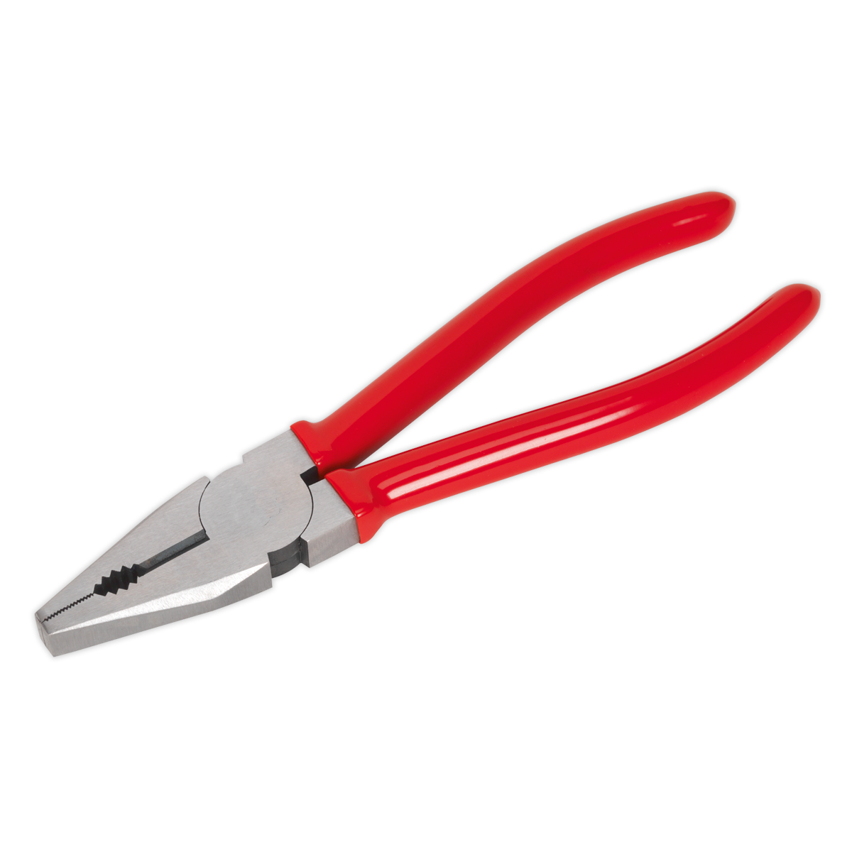 Sealey Combination Pliers 200mm Chrome Vanadium Steel Gripping Red AK8561