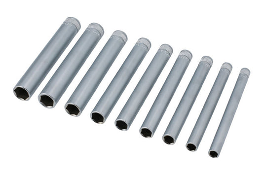 LASER 8904 Socket Wrench Set Chrome Vanadium Steel 1/4" Drive Hexagon Socket