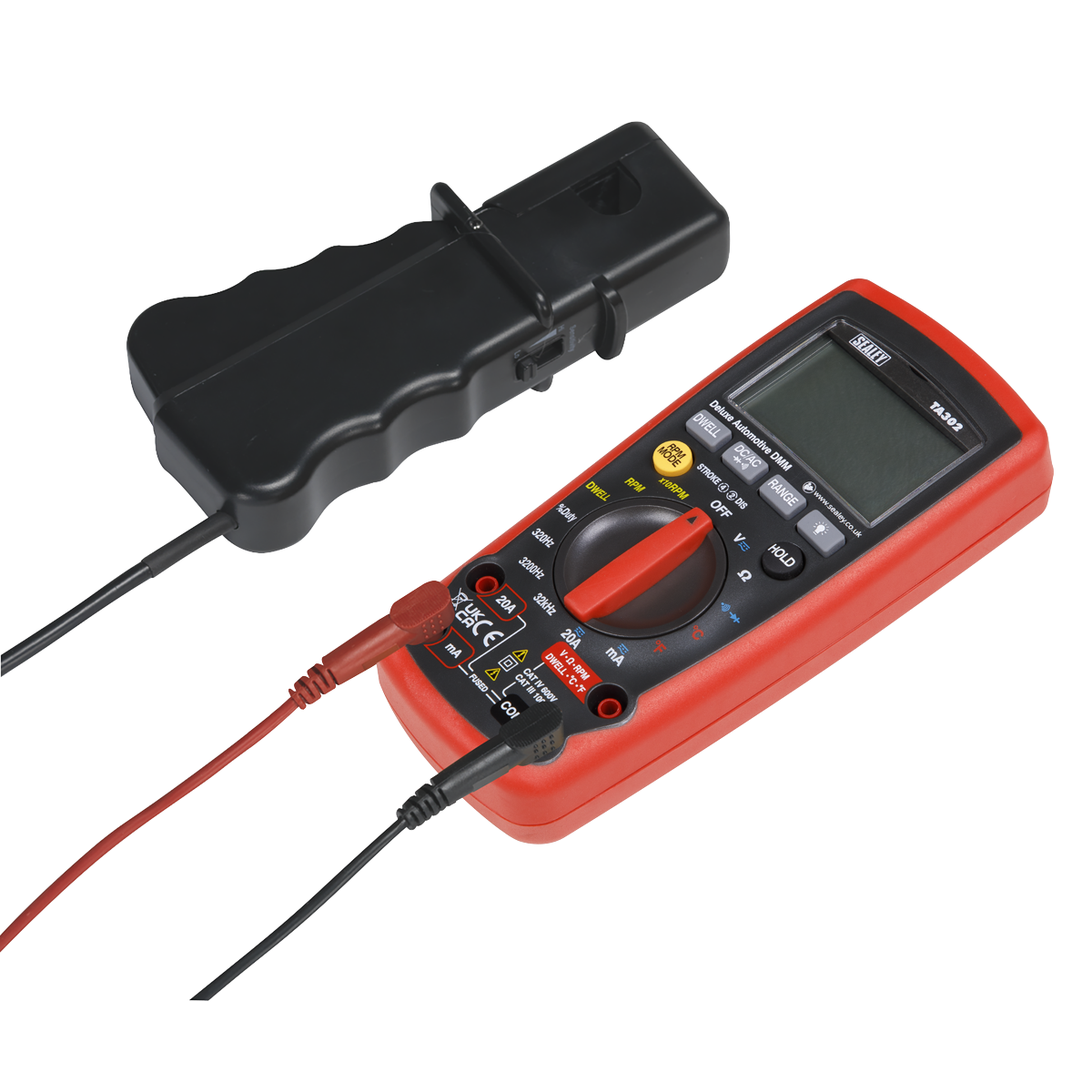 Sealey Digital Automotive Test Analyser 12 Function With Inductive Coupler TA302