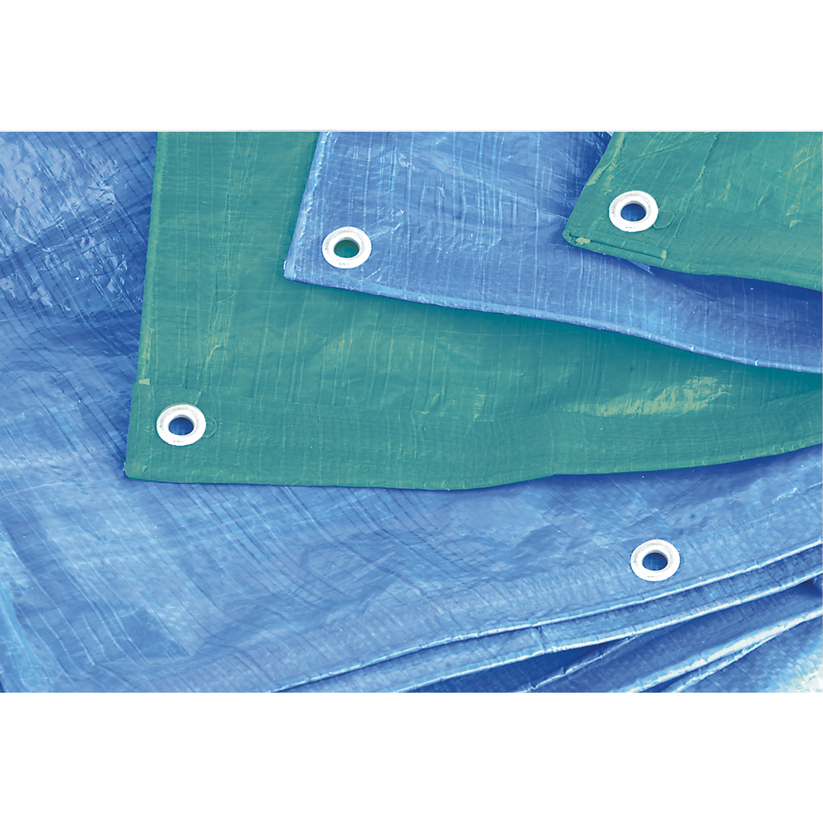 Sealey Tarpaulin 6.10 x 12.19m Tear-Proof Waterproof UV Filter - Blue TARP2040