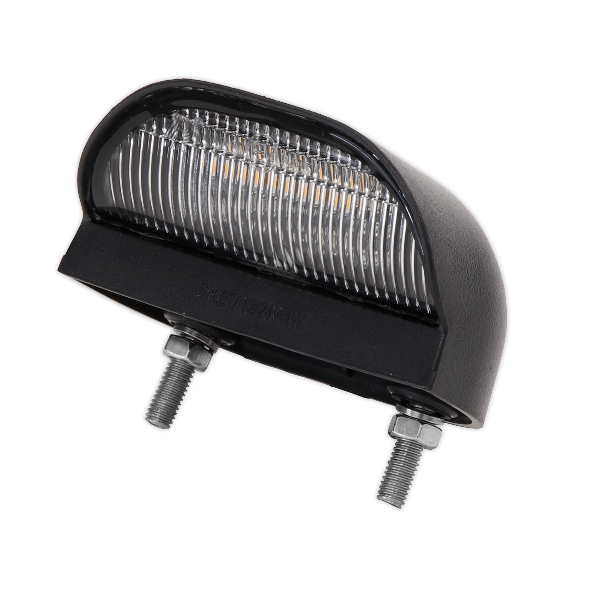 Sealey Number Licence Plate Lamp Light With Twin Cables 12-24V LED Black TB12LED