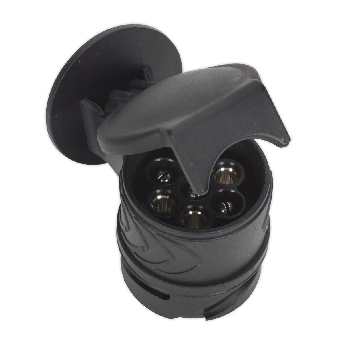 Sealey Socket Conversion Adaptor 13-Pin Euro - 7-Pin N Type 12V Black TB44