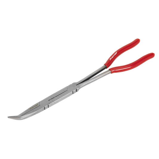 Sealey Needle Nose Pliers 45° Double Joint Long Reach 335mm Professional AK8592
