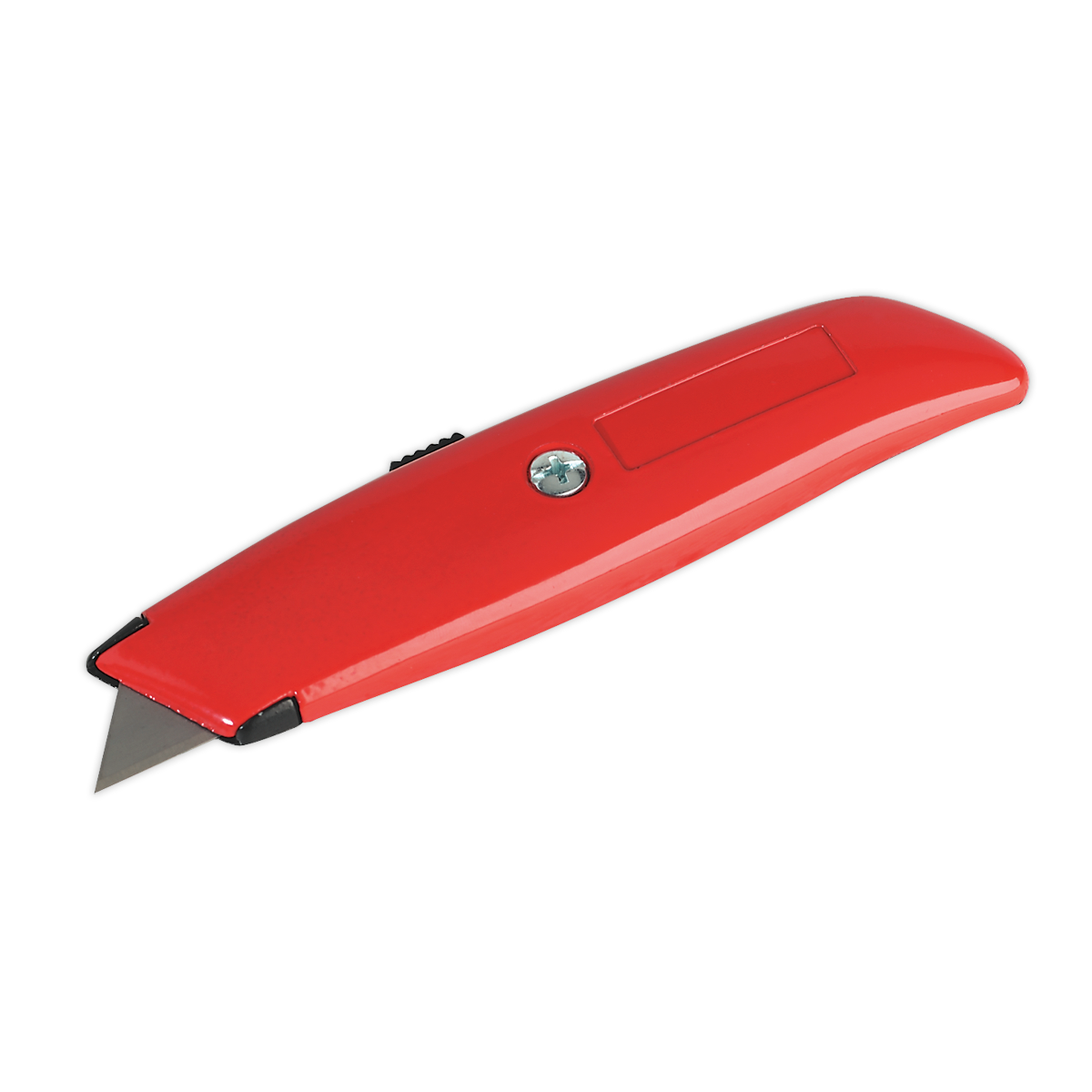 Sealey Utility Knife Retractable Die Cast Grip Retracting Safety Blade AK86