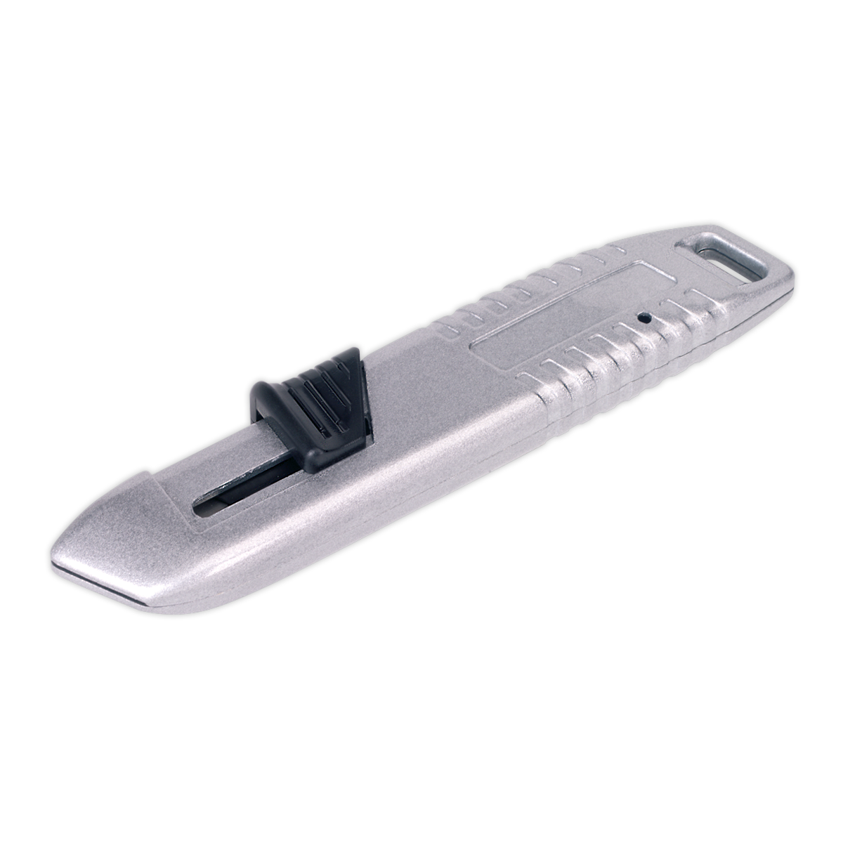 Sealey Safety Knife Auto Retracting Zinc Alloy Die Cast Handle Grip AK863