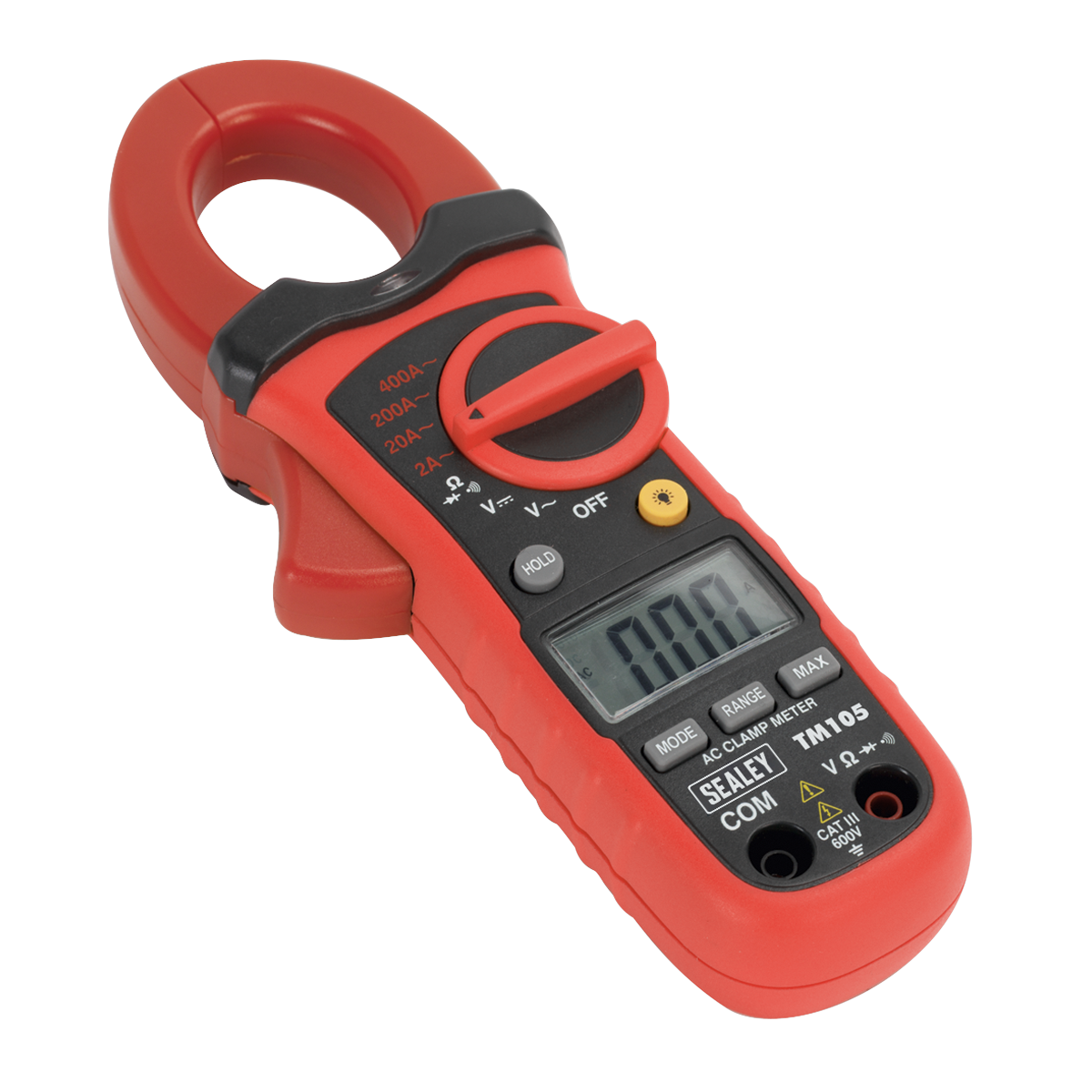 Sealey Professional Auto Ranging Digital Clamp Meter NCVD - 6 Function TM105