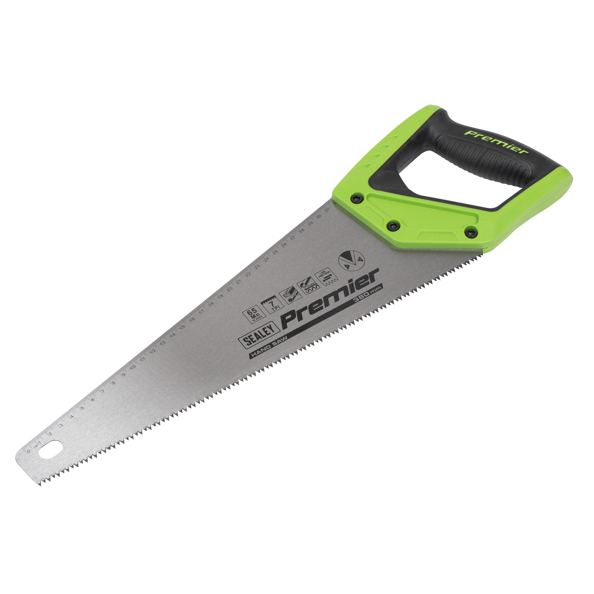 Sealey Handsaw 380mm 7TPI Carbon Steel Hardwood MDF Chipboard & Plastics AK8653
