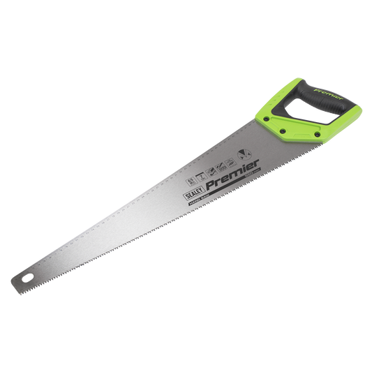 Sealey Handsaw 550mm 7TPI Carbon Steel Hardwood MDF Chipboard & Plastics AK8655