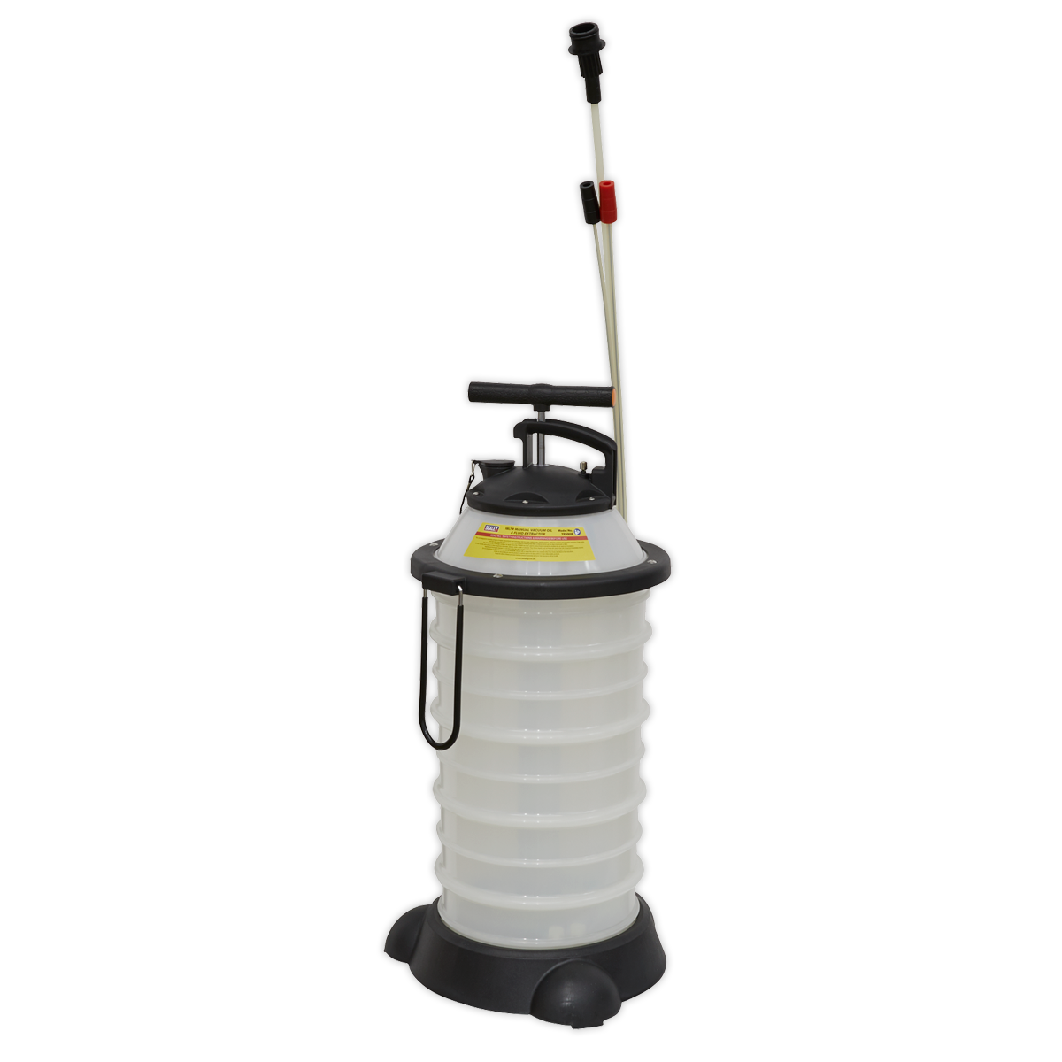 Sealey 18L Manual Vacuum Oil/Fluid Extractor With Three Castor Wheels TP6908
