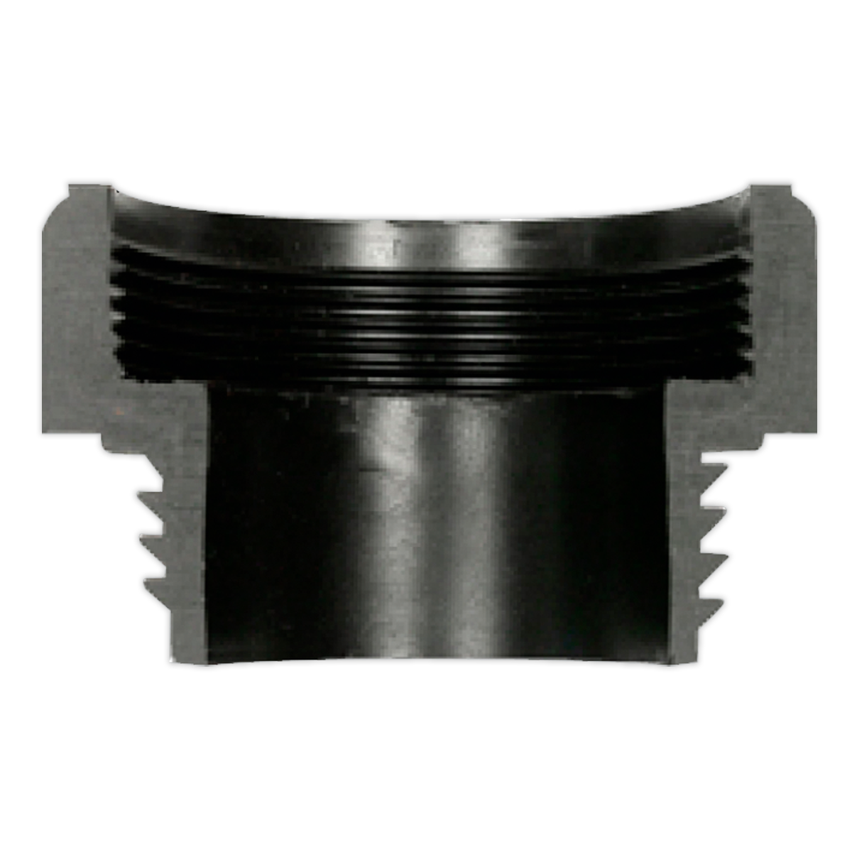 Sealey Ø56mm Trisure Drum Adaptor With 2" BSP Thread Polypropylene TPA02