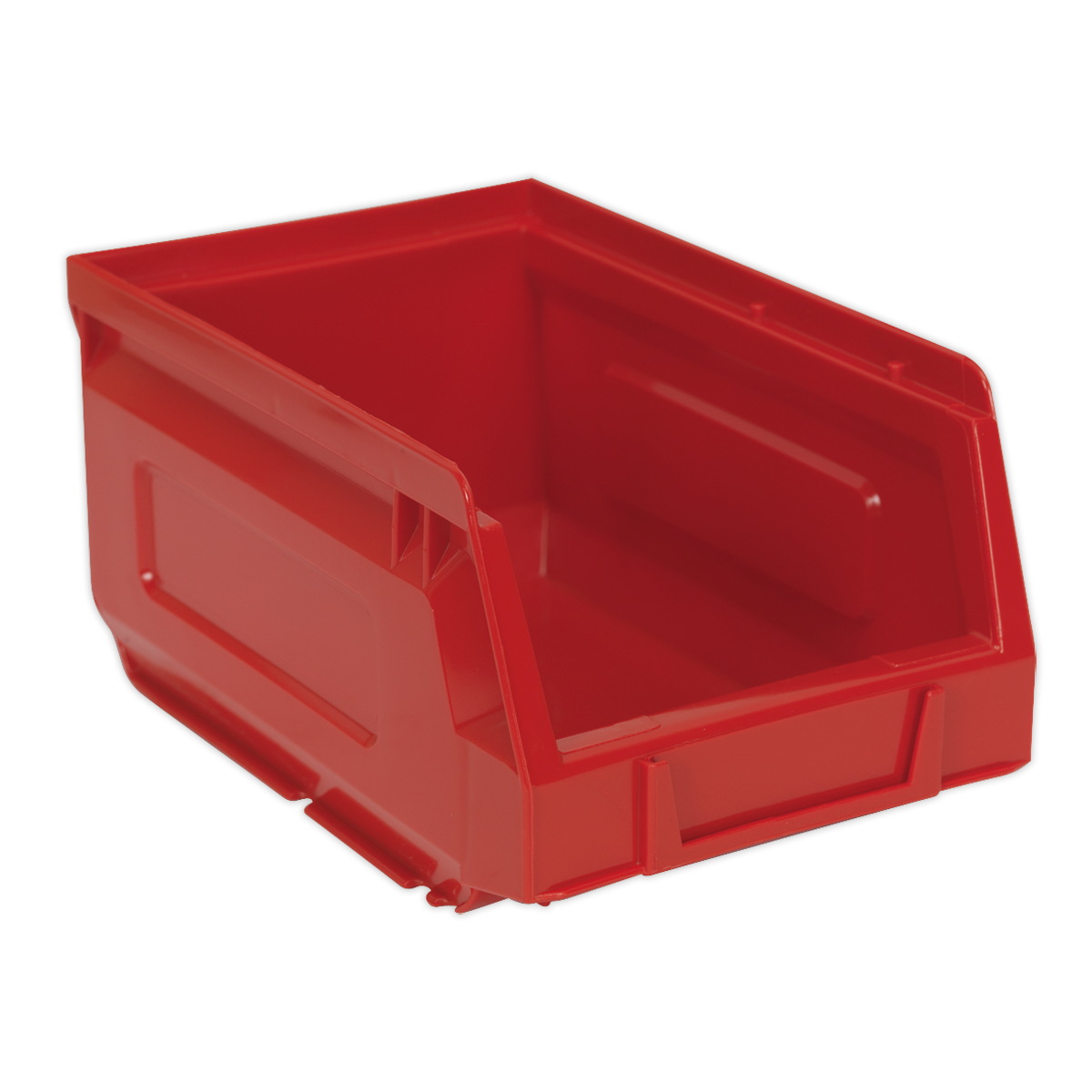 Sealey Plastic Storage Bin 105 x 165 x 83mm Shockproof - Red Pack of 24 TPS224R